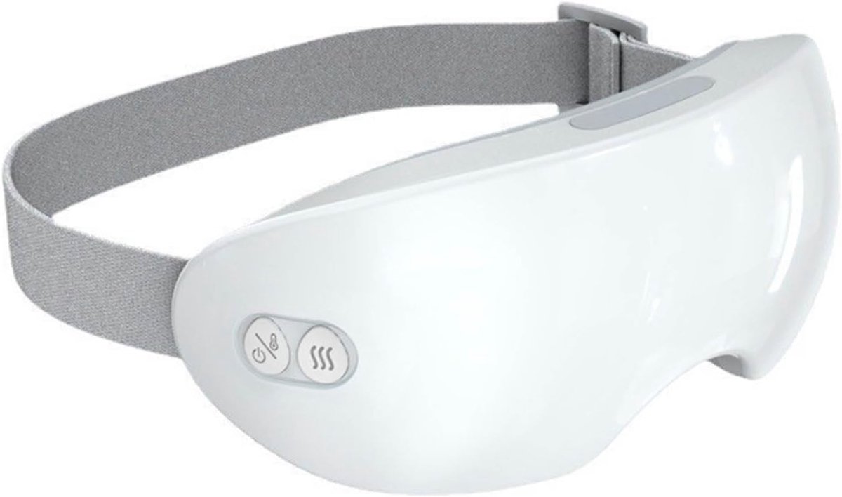 Oogmasker - Stoom Bril - Oogverzorging - Warm & Koud Comprimeren - 195 x 15 x 21 cm - Wit