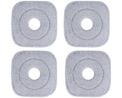 Dailygoods - Sgizoku Universele Mop Refill Pad Voor Vierkante Spin Mop en Emmer - Microfiber Mop Vullingen voor Vloer Mop Vervanging Cover - Wasbare en Herbruikbare Mop Cover Vervanging voor het Reinigen van