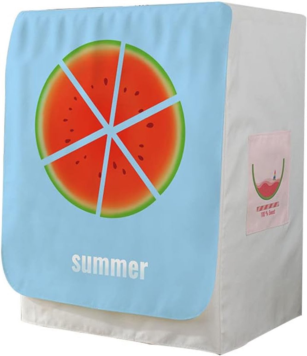 Wasmachinehoes Apparaathoes Apparaat beschermen Waterdicht en stofdicht L-capaciteit 9-12 kg Zomerse watermeloen