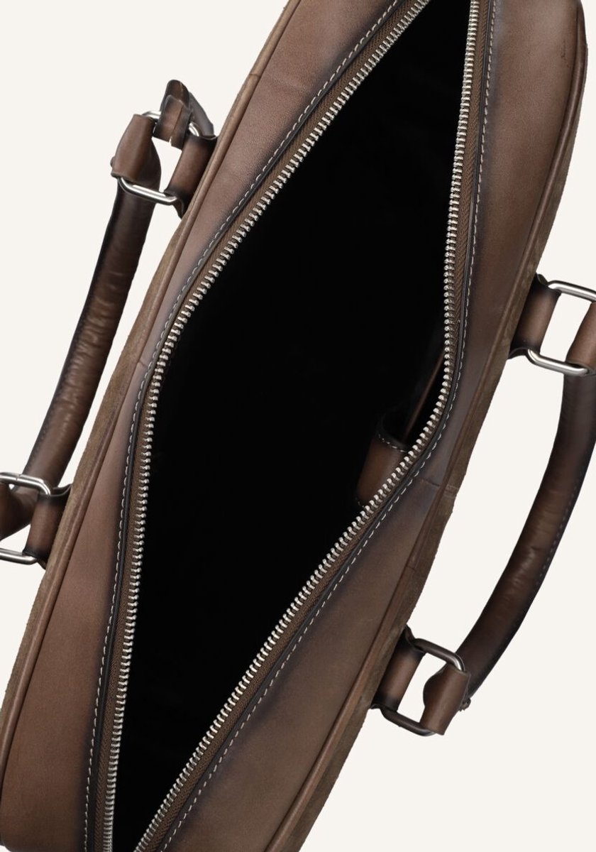 STEFANO LAURAN Sr177 Laptoptassen Heren - Bruin - Maat ONESIZE