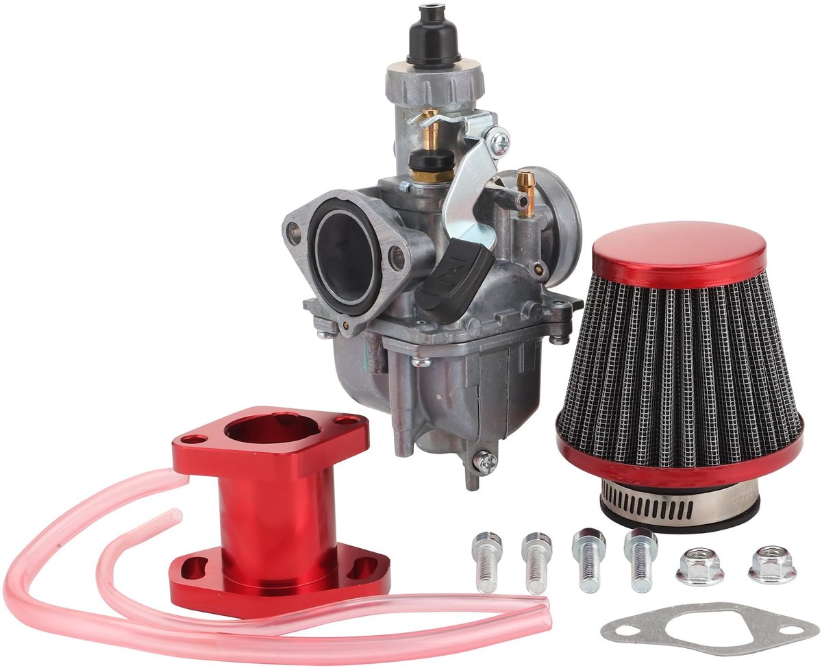 Dailygoods- Carburateur Vervanging voor Predator 196cc/212cc - Luchtfilter - Brandstoffilter - Slangleiding - Inlaatspruitstuk - Pakkingen - Motorcarburateur