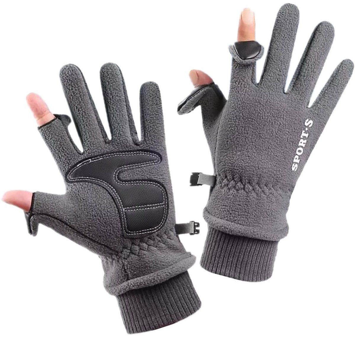 Dailygoods- Winterhandschoenen Waterdicht - Thermohandschoenen - Antislip - Touchscreen - Winddicht - Polarfleece - 28 x 11 cm - Handschoenen