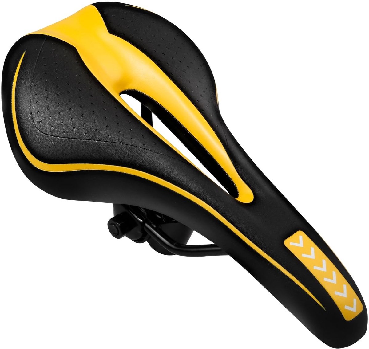 Dailygoods - Fietszadel, gel, universeel, hol, ergonomisch, comfortabel, zacht traagschuim, fietszadel, stadsfietszadel, mountainbike, crossbike, stadsfietsen, voor heren, dames en kinderen