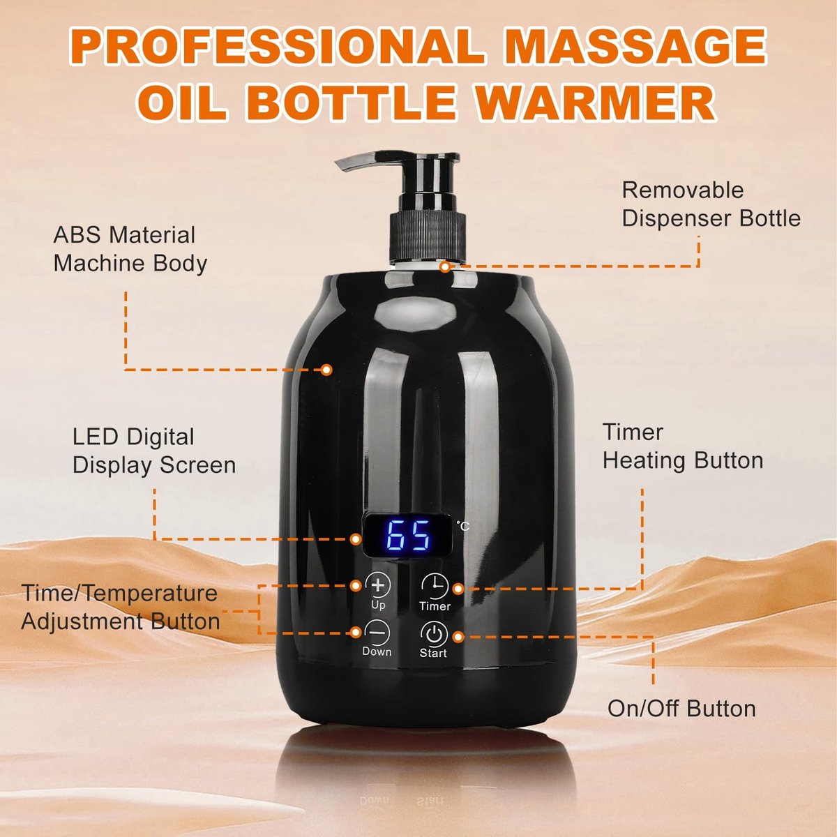 Massageolieverwarmer Draagbaar - Etherische Olieverwarmer thumbnail 6