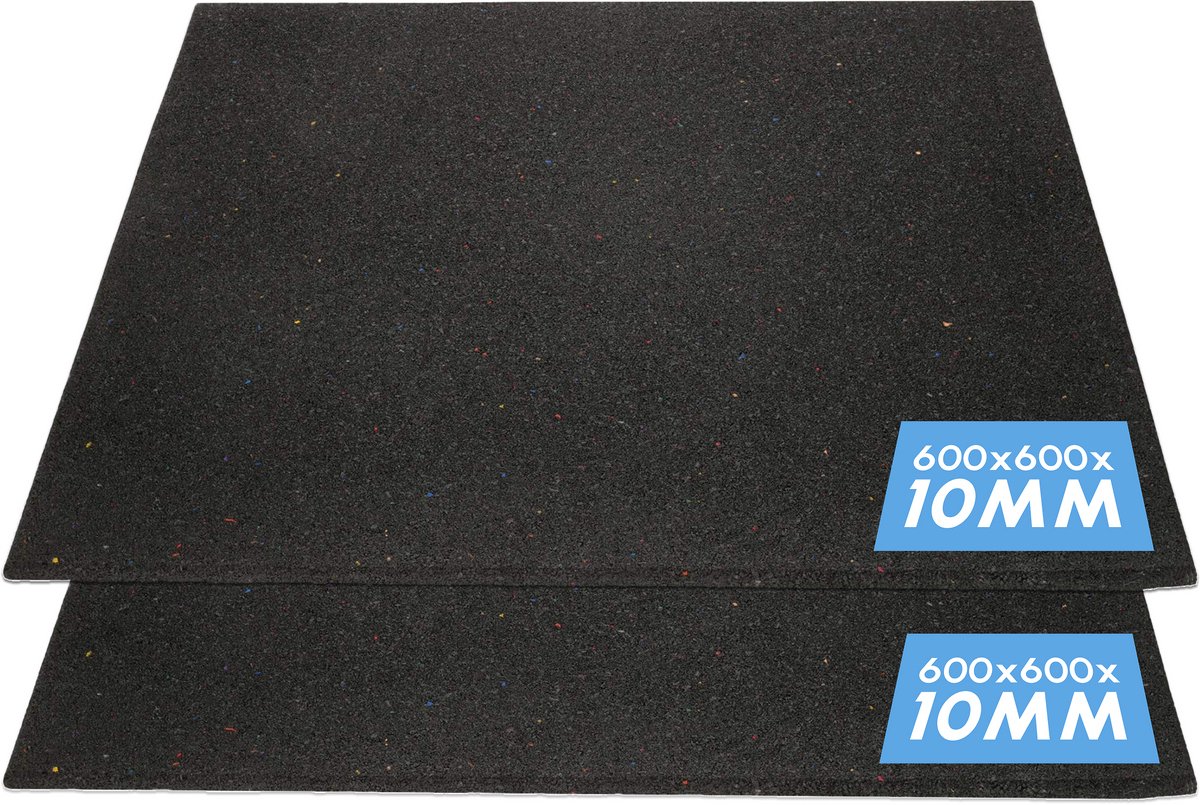 Bodo® 2 x Anti Trillingsmat Wasmachine en droger - 60x60x1cm