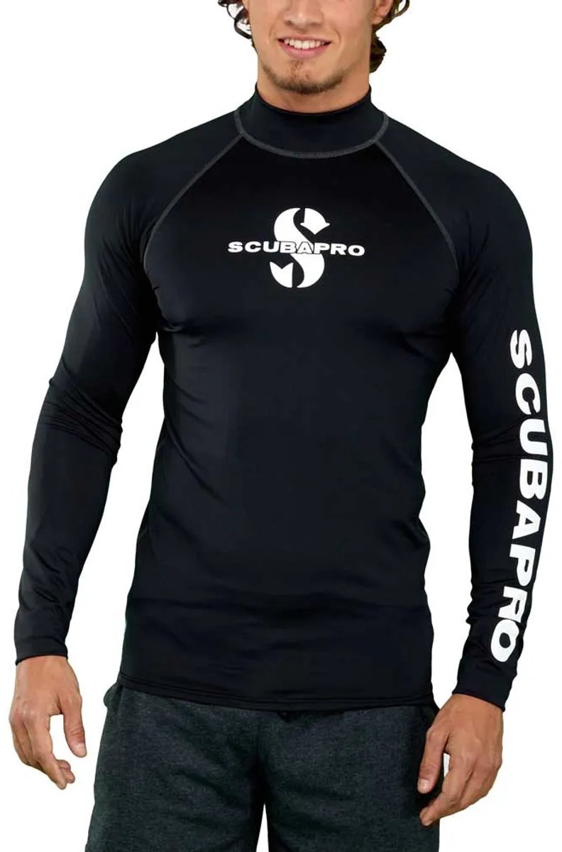 Scubapro Upf 50 Rash Guard Rash Guard Met Lange Mouwen Zwart M Man