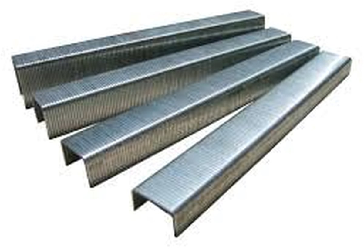 Tacker Nietjes - Metaal nieten - Bevestigen van materialen - Roestvrij staal A2 - 5000 stuks - Zilver
