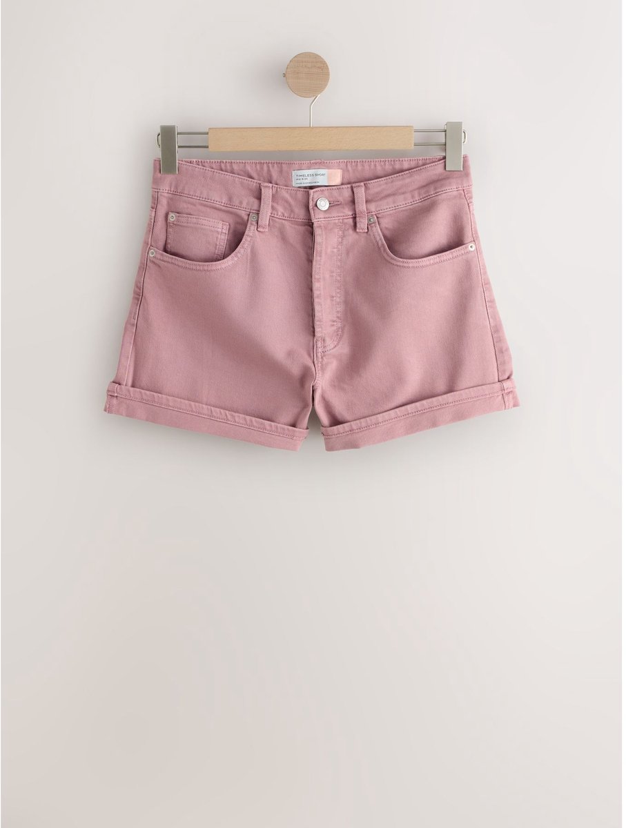 Next - Dames - Denim short - Roze
