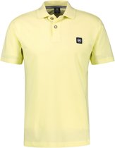 LERROS Mannelijk poloshirt met een structuur die stevig aanvoelt, in grote maten , Maat: 5XL , Kleur: LEMON WATER , 100% katoen