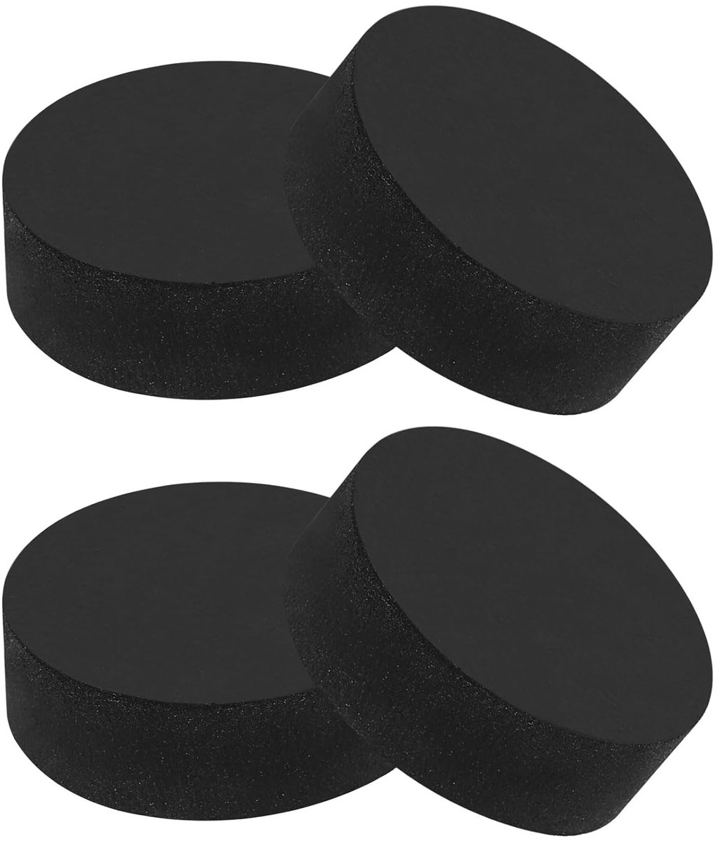 Antislip Meubelpads - Rubberen Voetjes - Vloer Beschermen - Schokdempend Geluidswerend - 30 x 10 mm - Zwart