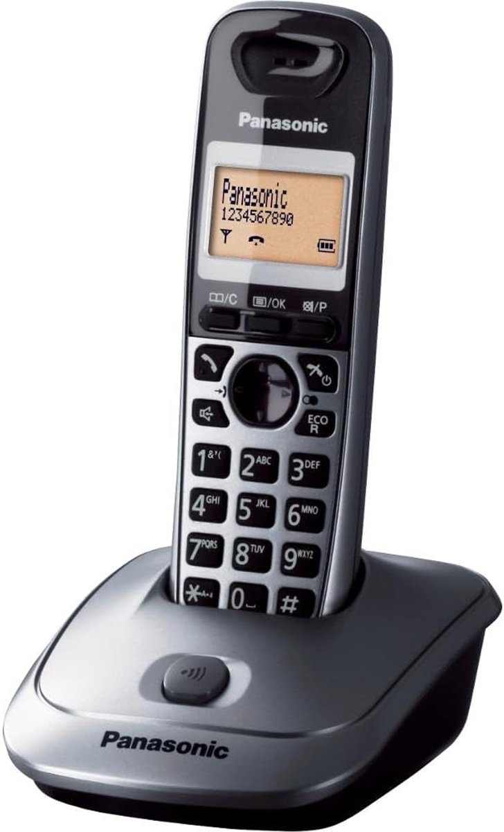 Draadloze Telefoon - DECT Telefoon - Thuis Bellen - Verlichte Knoppen - 20 x 13.2 x 10 cm - Zwart