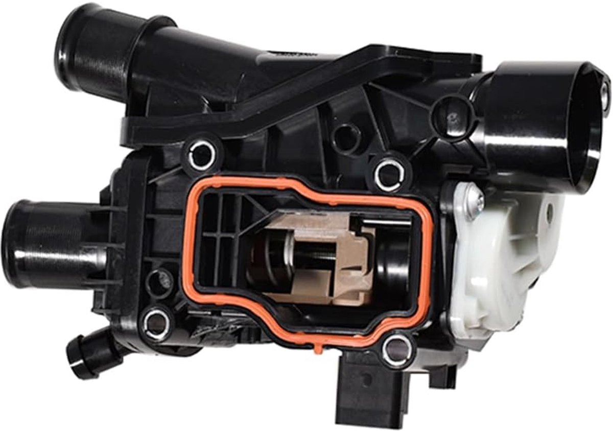 Thermostaat Behuizing - Koelsysteem Onderdeel - Motor Koeling - Directe Vervanging - 1 Kilogram - Zwart