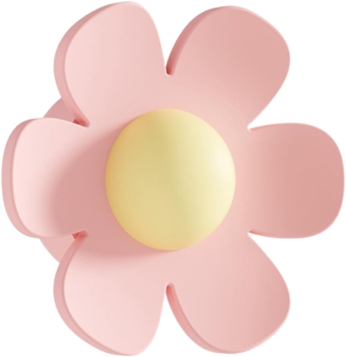 Wasbak Overloop Kap - Gat Afwerking - Geuren Beheersen - Bloemvormig Design - 3 8x4cm - Roze