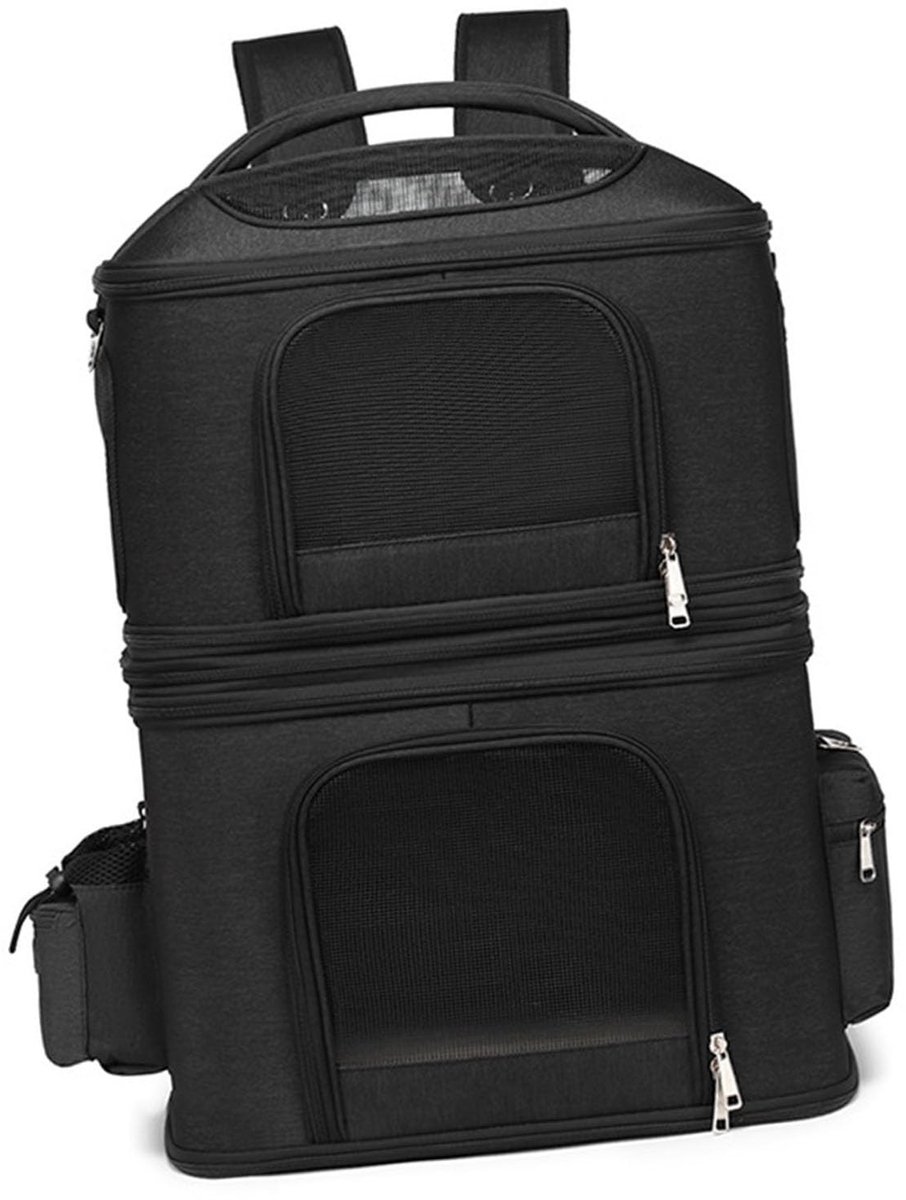 Dailygoods - Dubbellaagse Draagtas voor Kleine Huisdieren