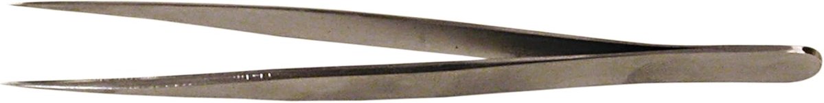 Modelbouw Tweezer - Fijne Pincet - Precisie Werk - Metaal Constructie - 13 cm - Zilver