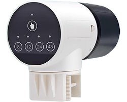 Automatische visvoeder - Voerautomaat aquarium - Vis voeren - Stil en nauwkeurig - 200 ml capaciteit - Zwart