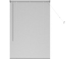 Jaloezieën - Raambekleding - Privacy en zon - Duurzaam aluminium - 130 x 95 cm - Zilverkleurig