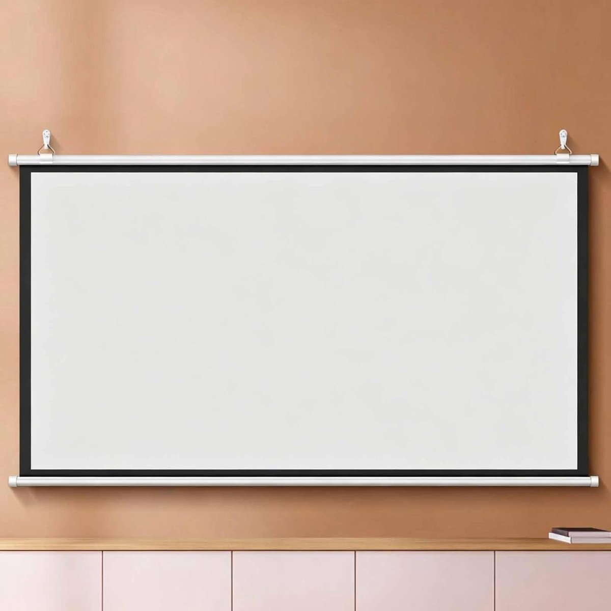 Projectiescherm - Thuisbioscoop Scherm - Films Kijken - Kreukvrij Glasvezel - 60 Inch 16:9 - Wit
