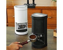 Automatische Koffie Tamper - Espresso Aanstamper - Barista Kwaliteit Thuis - Instelbare Druk - 58 mm - Zwart