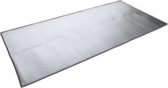 Kampeermat Aluminium - Slaapmat Vochtwerend - Buiten Activiteiten - Thermische Isolatie - 2x2 Meter - Aluminium — afbeelding 4