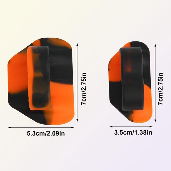 Cosensi- Golftrainingshulpmiddel 2 Stuks - Siliconen Golfswingtrainingstools - Houdingsoefenaccessoires - Geschikt voor Beginners - Afmetingen: Groot 7x5,3 cm / Klein 7x3,5 cm - Premium Materiaal - Golftraining van Cosensi — afbeelding 5
