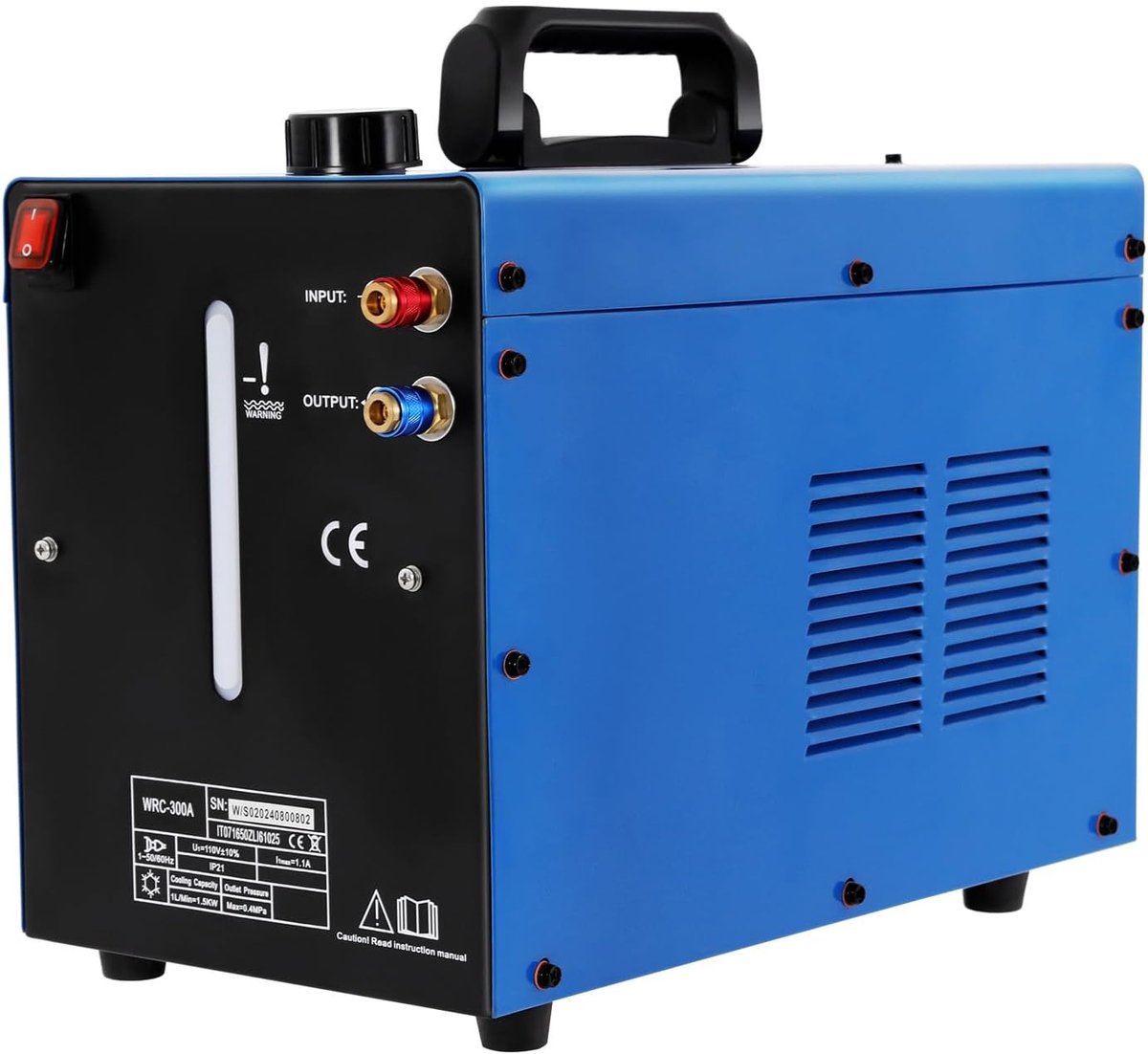Waterkoeler - Koelsysteem - Industriële Koeling - Koperen Pomphuis - 10 Liter - Blauw