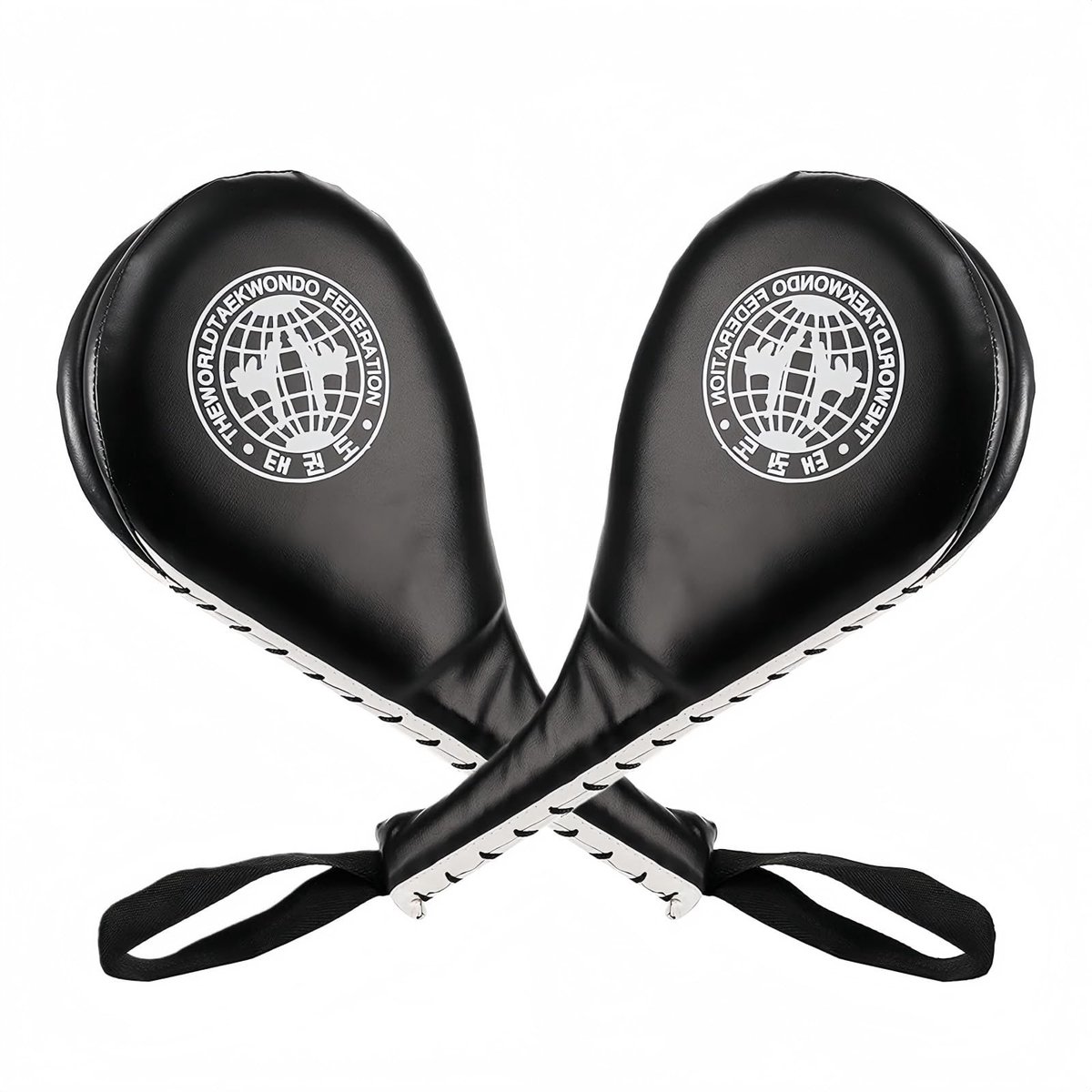 Dailygoods- Kickpads dubbele slagpad - Taekwondo trainingsapparaat - Slaghandschoenen honkbal - Slijtvast leer - Versterkte vulling - Verbeter snelheid en kracht