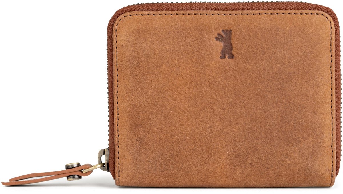 Dailygoods - Vintage Portemonnee Fiona - Mini Leerportemonnee met RFID-bescherming