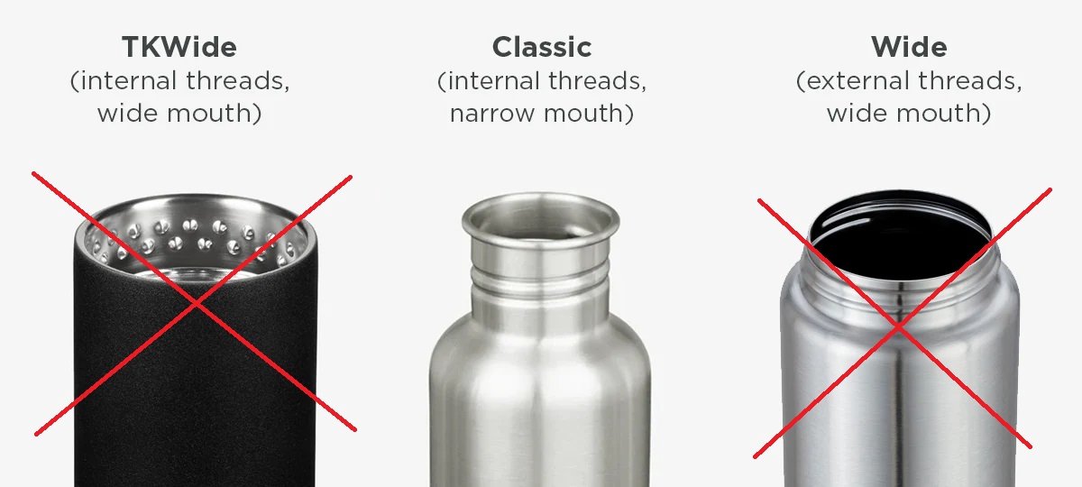 Klean Kanteen - Arch loop Cap - Ringdop voor classic drinkflessen - zwart – foto 3