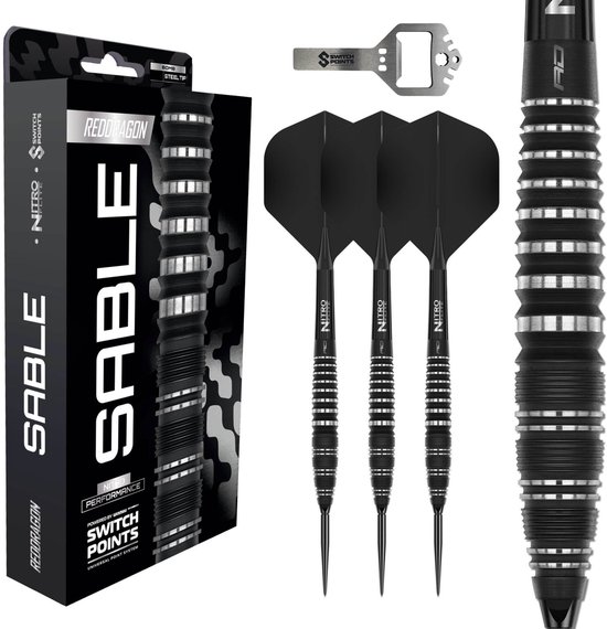 Red Dragon Sable Black Bomb Switch Point 90% - Dartpijlen van Red Dragon — afbeelding 5
