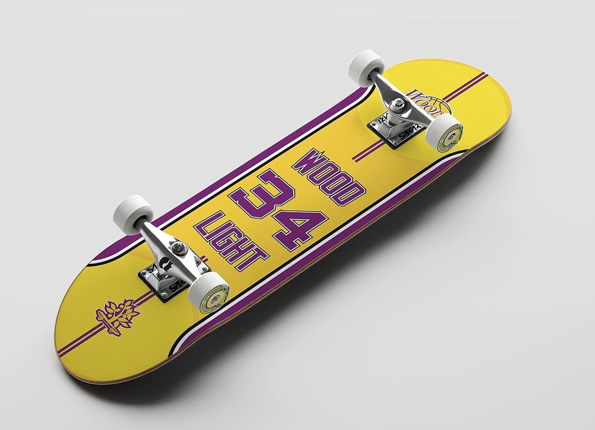 Compleet Skateboard Houten Board Buiten Spelen Licht Gewicht 34 Inch Natuurlijk Hout