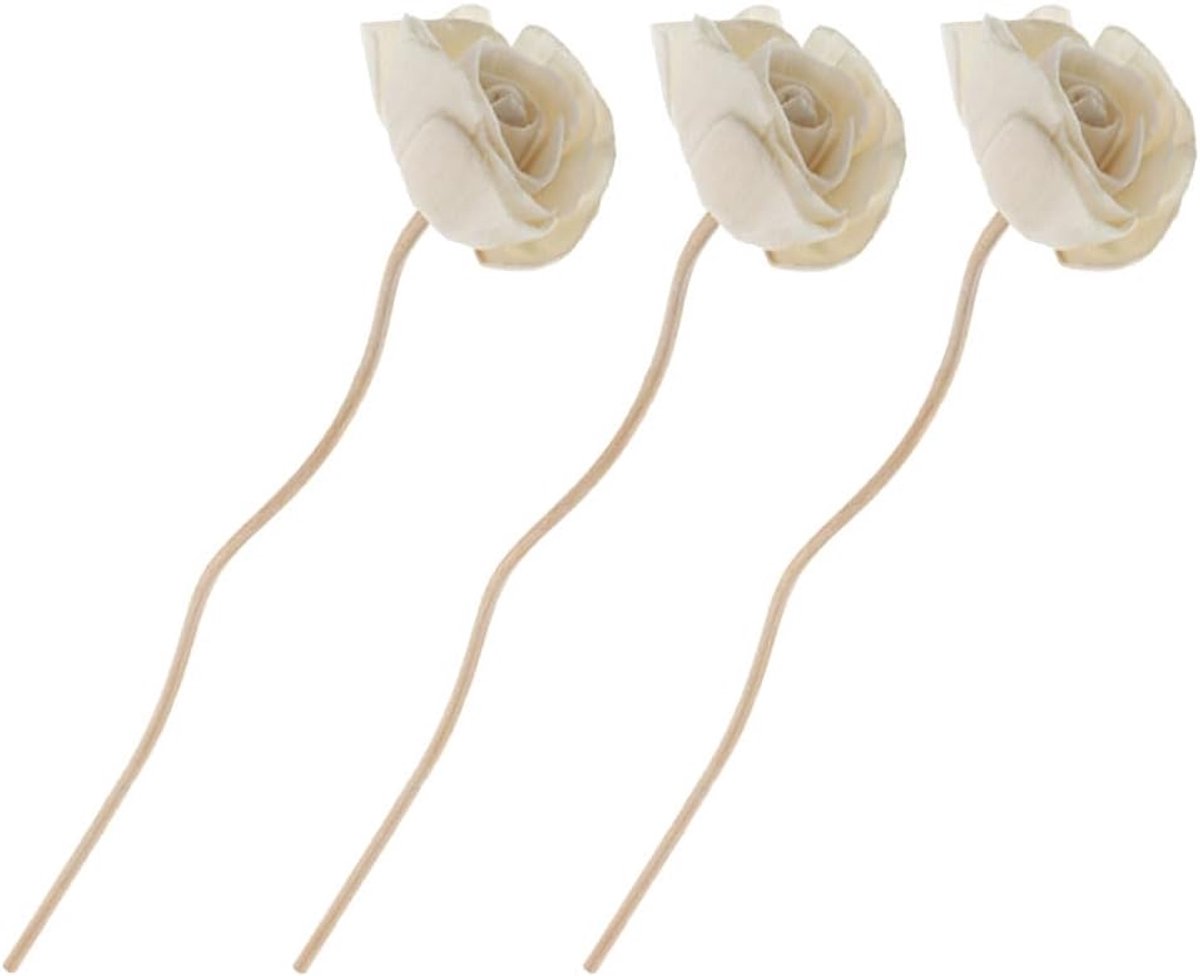 Geurstokjes Riet - Diffuser Stokjes - Geur Verspreiden - Vlamloos Aroma - 9 Stuks - Khaki