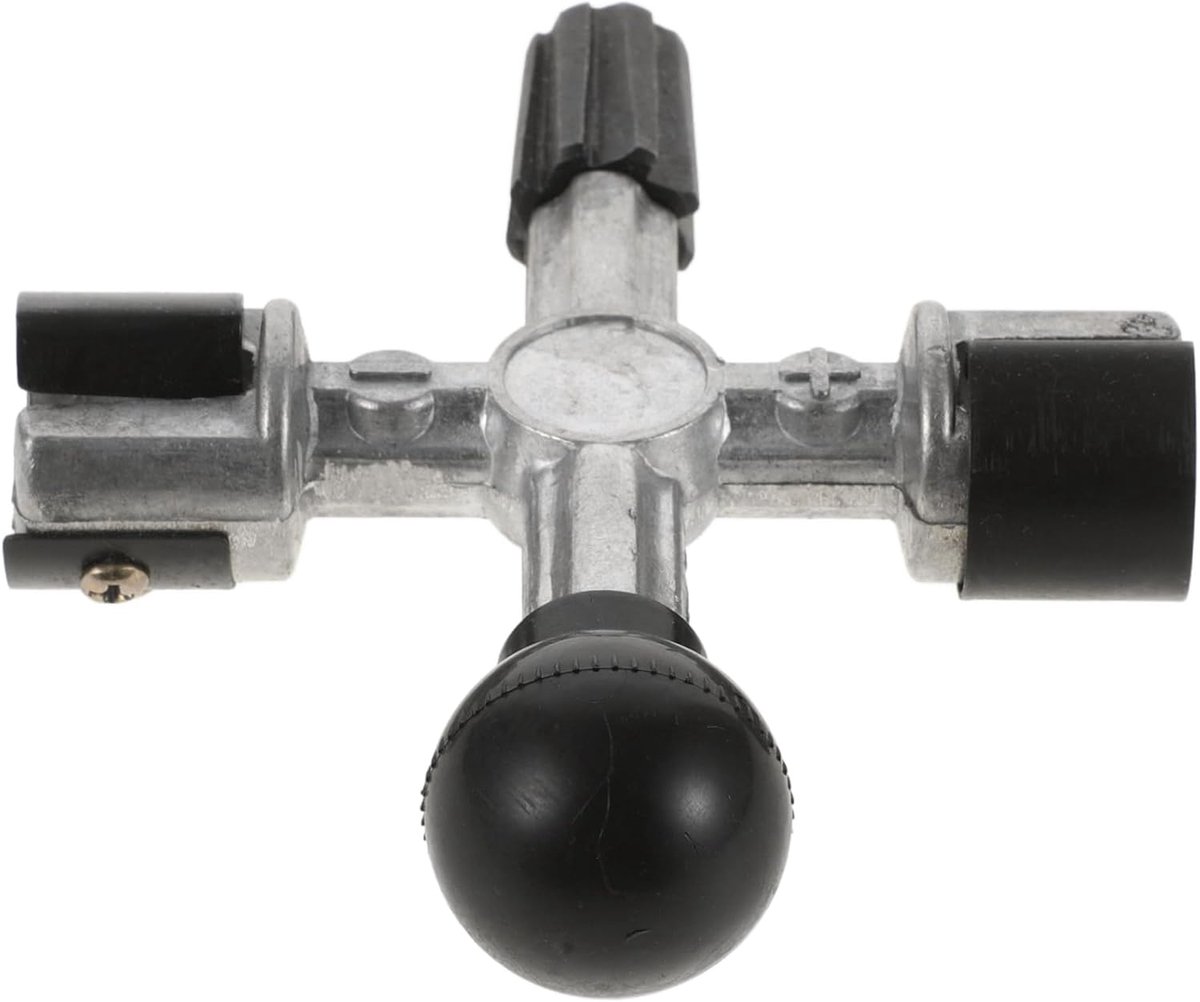 Batterij Terminal Cleaner - Accu Poler Tool - Auto Onderhoud - Kruisvormig Ontwerp - 13 x 10 x 2.5 cm