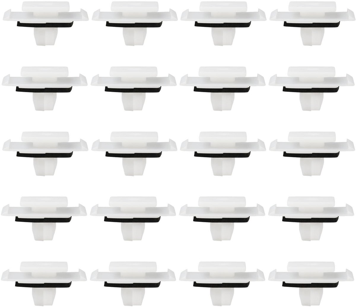 Dailygoods- Dorpeltrim Clips 20 Stuks - Bevestigingsclips Auto - Snap-in Ontwerp - Geschikt voor Kia Sorento - OEM Referentie 87758G2000 - Kunststof 17,9 x 32 x 16,5 mm