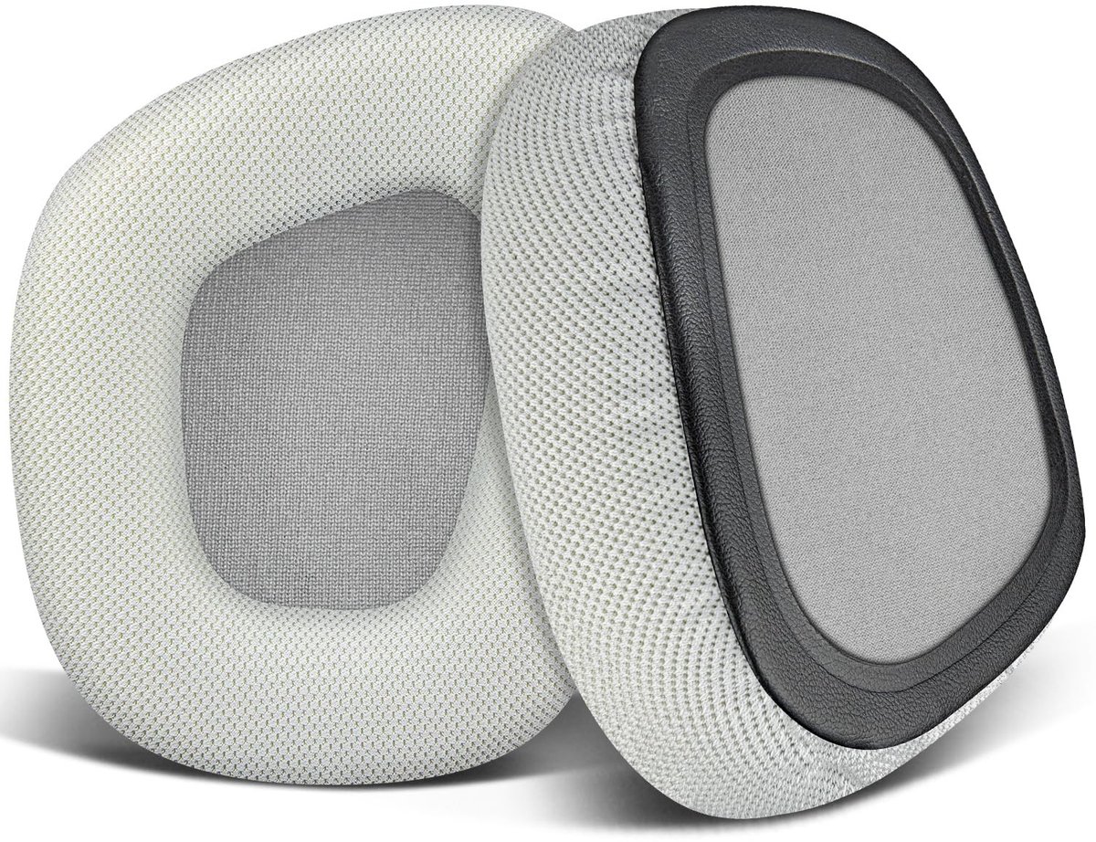 Dailygoods - SOULWIT Mesh-stof vervangende oorkussens voor Corsair Void/Void v2/Void Pro/Void Elite/Surround bekabelde en draadloze RGB USB-gamingheadsets, earpads cushions met geluidsisolerend schuim