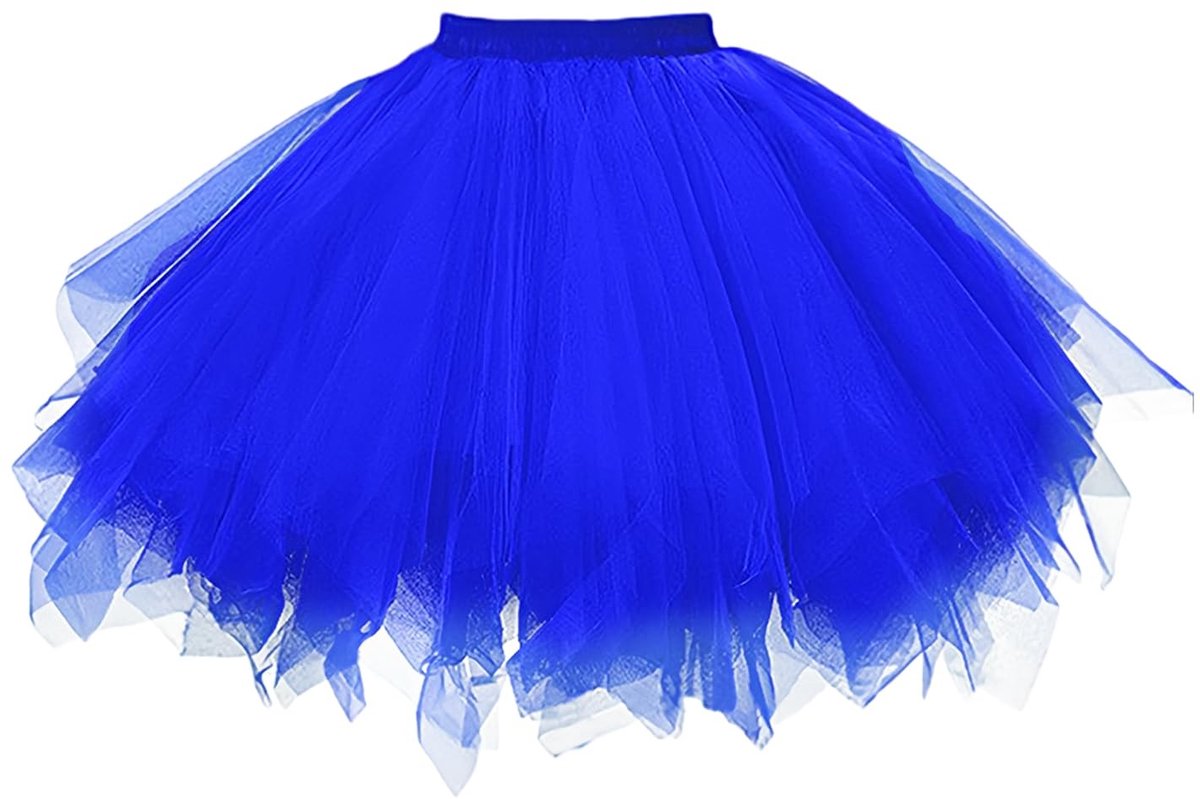 Dailygoods- Tule Rok Dames - Meerlaagse Tutu Rok - Bubble-look - Comfortabele Tailleband - Geschikt voor Carnaval - Zachte Tule en Polyester