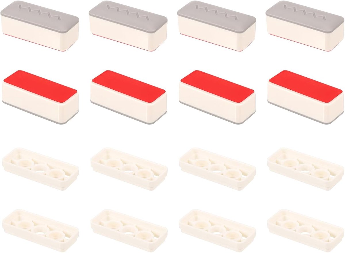 Toiletzitting Bumpers - Stoel Pads - Bescherming Zitting - Sterke Lijm - 8 Stuks - Zwart