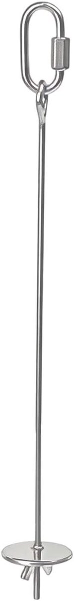 Vogel Fruit Spies - Voerhouder Kooi - Natuurlijk Foerageren - Roestvrij Staal - 17.5 cm - Zilver