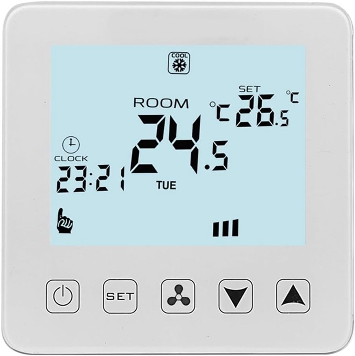 Slimme thermostaat - App regeling - Comfort regelen - Energiebesparing - 7 dagen programmering - Wit