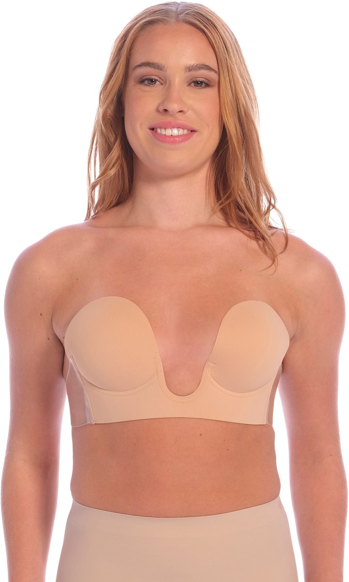 Perfect Secrets - Perfect Plunge Bra Plakbeha - Cappuccino - Maat A