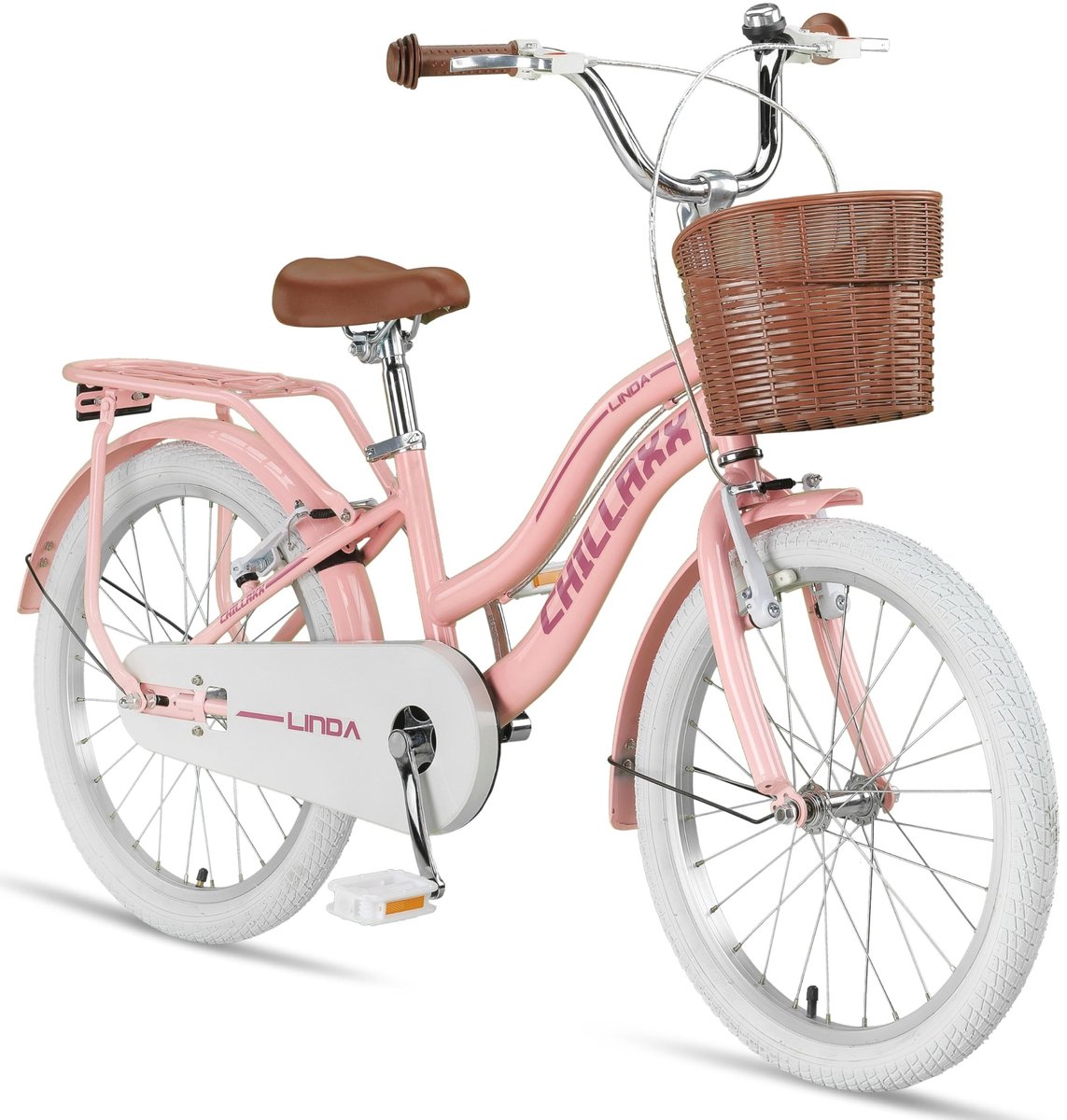 Dailygoods- Stadsfiets 20 inch - Kinderfiets - Veilig - Robuust Stalen Frame - Kindvriendelijke Lage Instap - Geweldig Design
