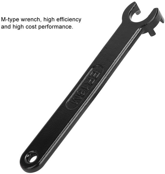 Dailygoods- Spanner M-type - Tension Wrench - Collet Wrench - Carbon Staal - Hoge Efficiëntie - ER16 Nut van Dailygoods — afbeelding 5