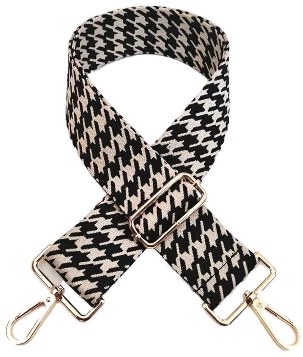 Dailygoods- Schouderriem Verstelbaar 75-130 cm - Tasriem 5 cm Breed - Schouderband voor Tas - Crossbody Riem - Doe-het-zelf Accessoires - Katoen