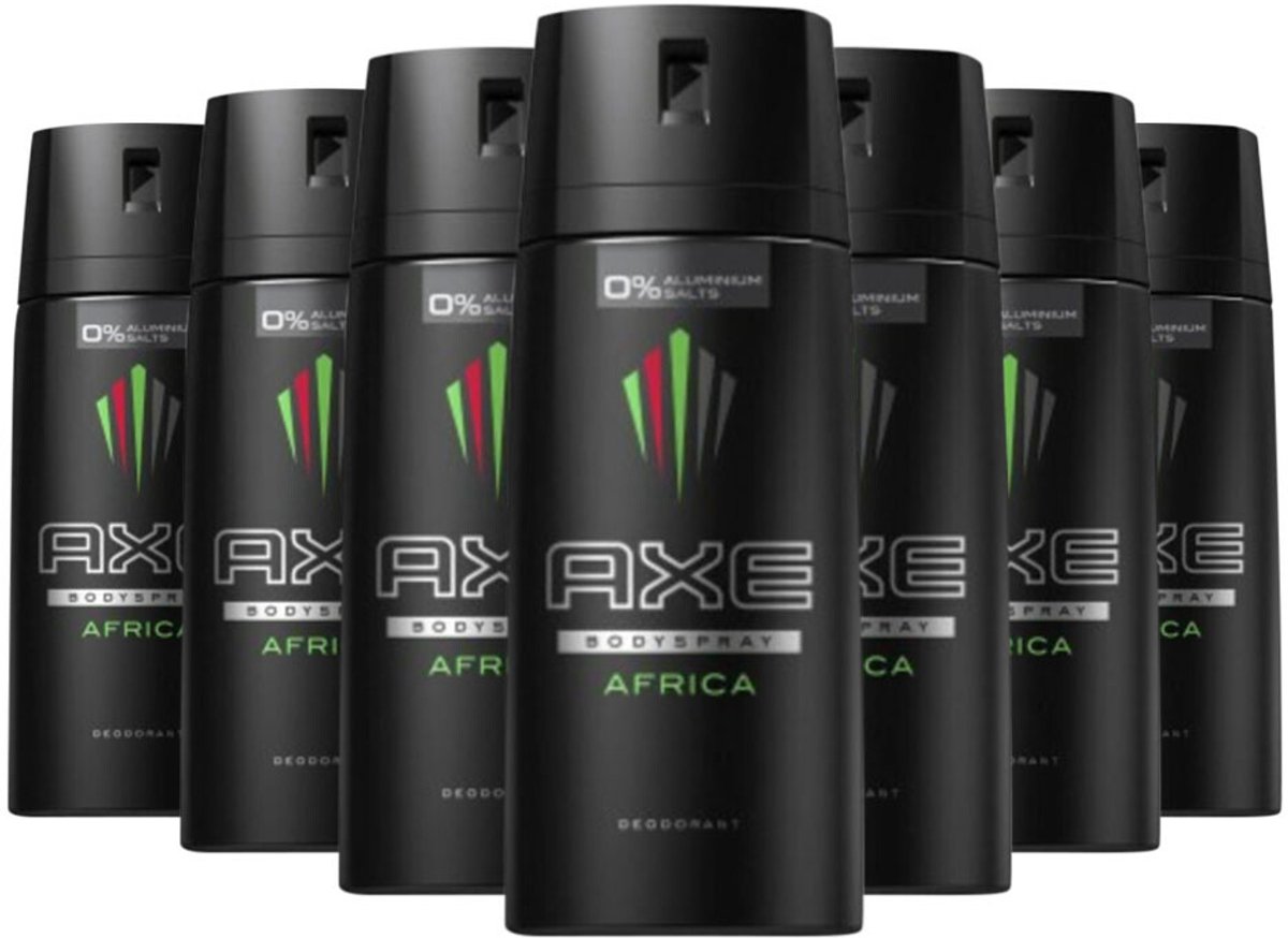 6x Axe Deodorant Bodyspray Africa 150 ml