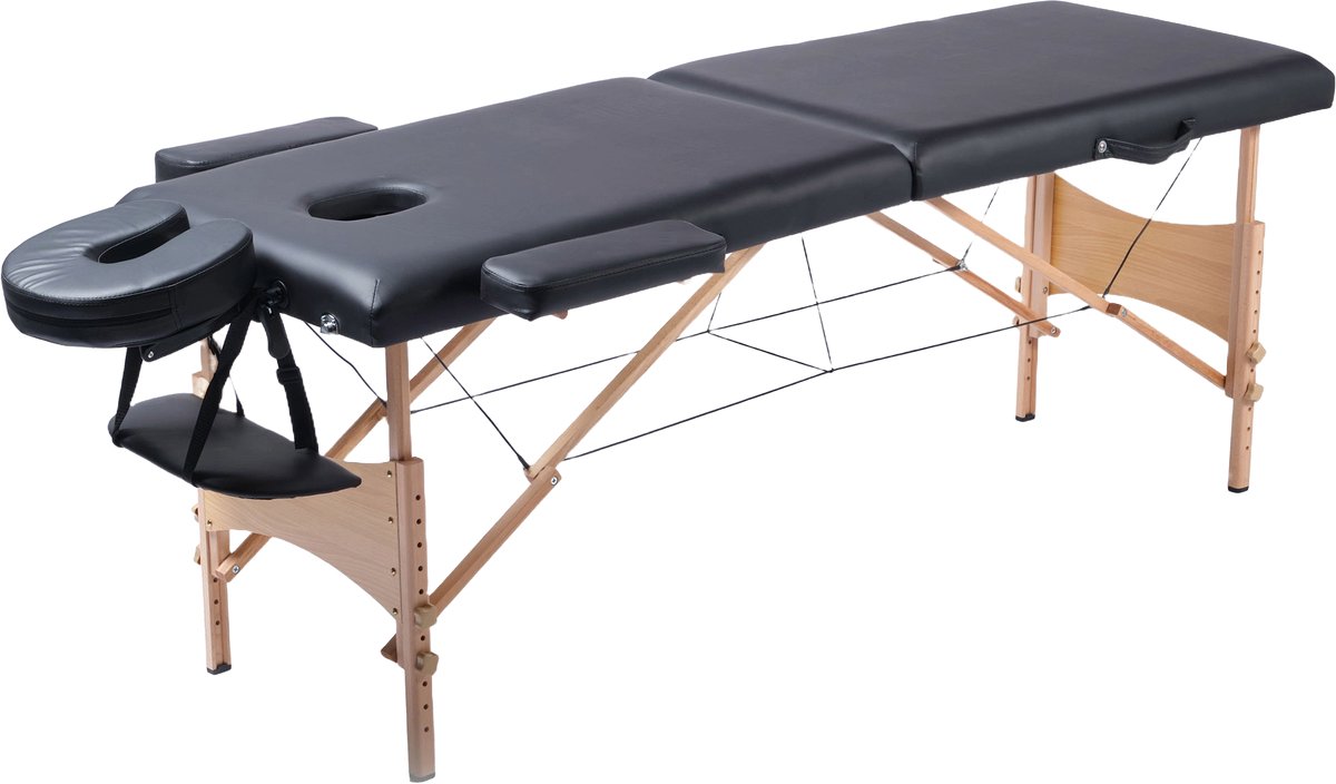 React Massagetafel P200, zwart