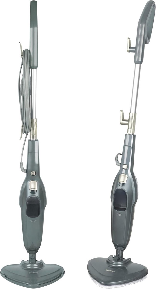 Stoomreiniger - Vloerstomer - Hygiënisch Huis - Chemisch Vrij Reinigen - 350ml Tank - Zwart