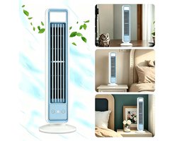 Velmio Torenventilator - Bladloze Ventilator - Aircooler - Luchtkoeler - Staande Ventilator - Afstandsbediening - Oscillatie - Timer