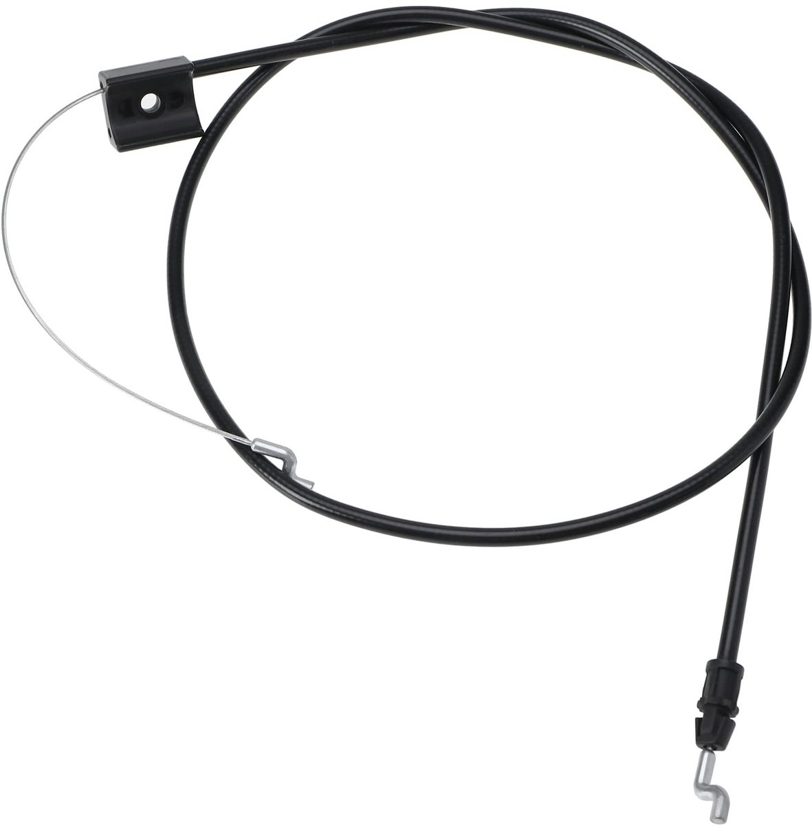 Dailygoods- Motorremkabel 1295mm - Compatibel met Mountfield 45HP/45PD - Kabelmouw 1092mm - Metaal - Zwart - Vervangingskabel voor grasmaaier - Grasmaaierkabel