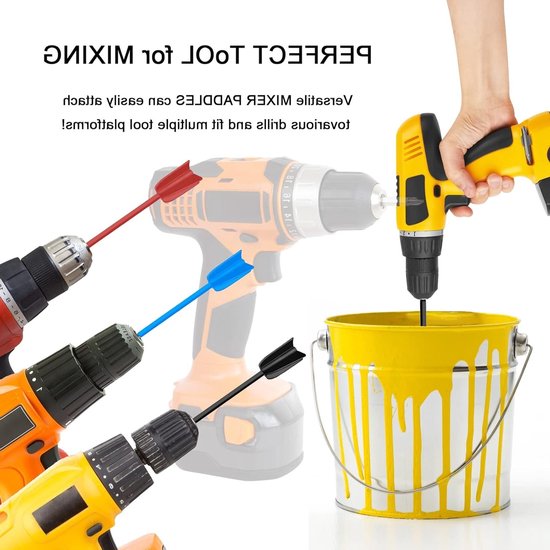 Blender Accessoire voor Hars Mixen, 6 Stuks, Epoxy Mixer, Klopper en Verf Menger voor Keramische Glazuur en Verf van Merkloos — afbeelding 2
