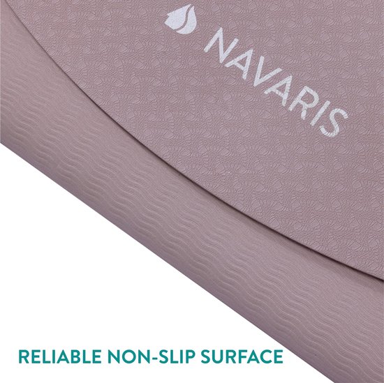 Dailygoods- Yogamat XXL Ø 120 cm - Antislip - Fitnessmat - Yoga mat extra dik - Yogamat voor pilates - 360 graden workout - Yogamatten van Dailygoods — afbeelding 4